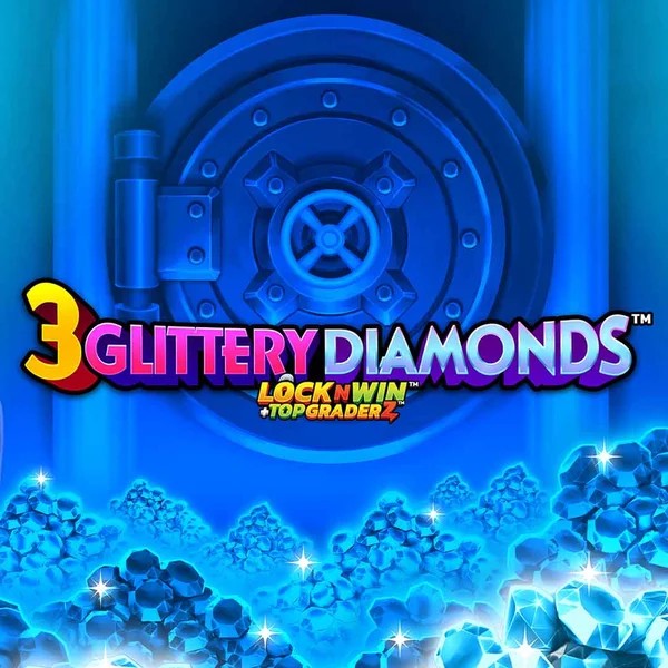 3 Glittery Diamonds game by PearFiction Studios – logo hosted on Revolution Casino