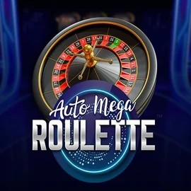 Auto Mega Roulette slot icon by Pragmatic Play, available at Revolution Casino