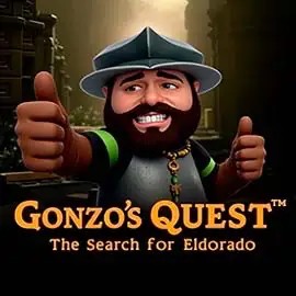 Gonzo's Quest slot logo by NetEnt at Revolution CasinoGonzo's Quest