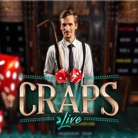 Live Craps logo – Live Casino by Evolution at Revolution Casino
