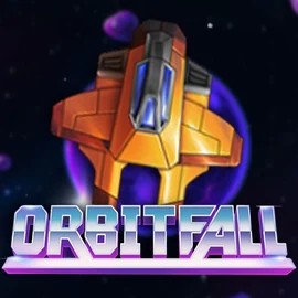 Orbitfall logo by ELK Studios at Revolution CasinoOrbitfall