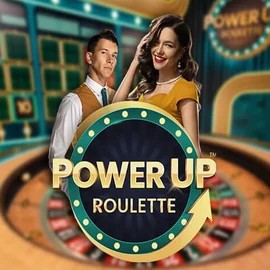 PowerUP Roulette game by Pragmatic Play – logo hosted on Revolution Casino