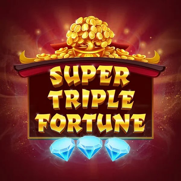 Super Triple Fortune slot logo by Greentube at Revolution Casino